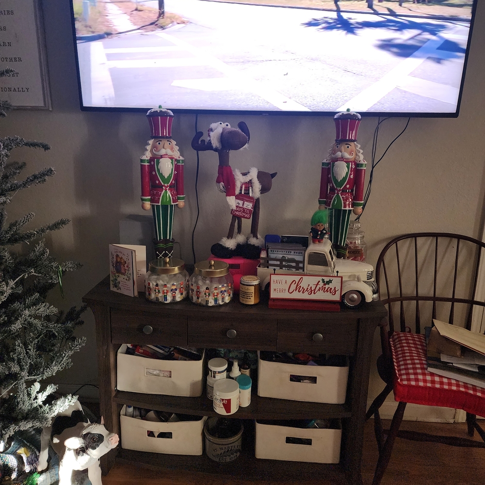 QVC Nutcracker Duo in Red and Green